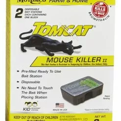 Motomco Tomcat Disp Mouse Bait Station 2Pk