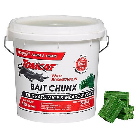 Tomcat with Bromethalin Bait Chunx, 4 lb. Pail, 22244