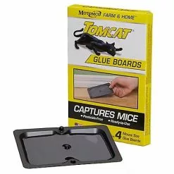 Tomcat 32420 Mouse Glue Boards - 4 Pack