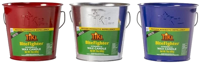 Tiki Bitefighter Citronella Wax Bucket 17 oz., Assorted
