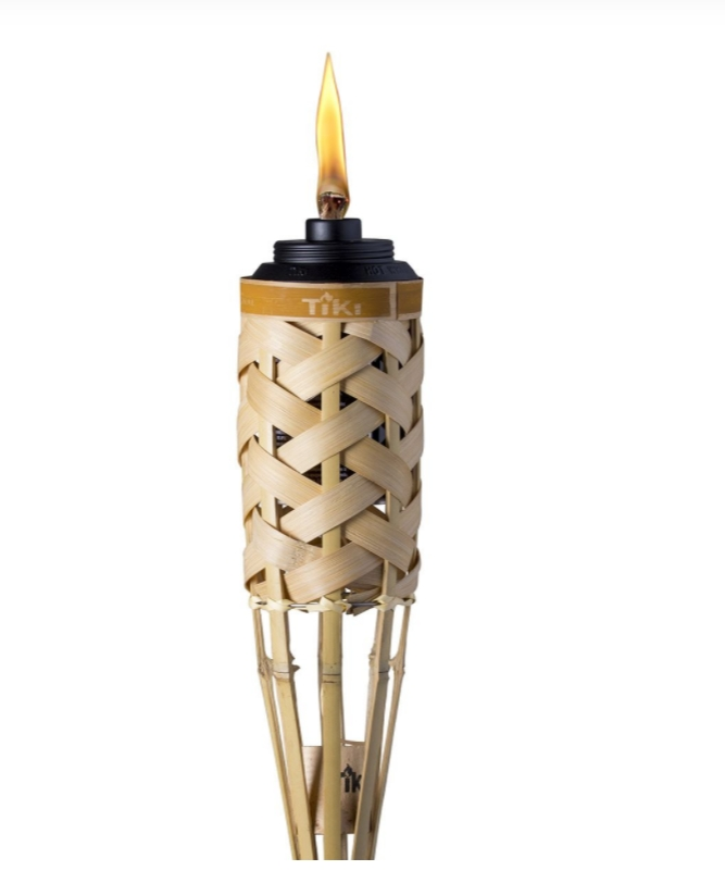 Tiki Luau Bamboo Torch