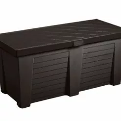 Gracious Living 65.5 Gallon Deck Box-Earth