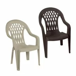 Gracious Living Lattice High Back Chair