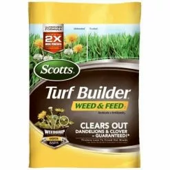 Scotts Turf Builder Weed & Feed Fertilizer, Covers 5,000-Sq. Ft.