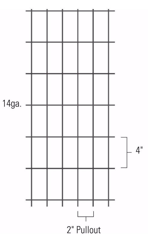 Ok Brand 2"x4" 50' 14 Gauge Utility Fence 60"x50' - Image 2