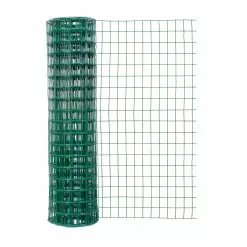 Origin Point Garden Craft 48"x 50' Green Vinyl Garden Fence