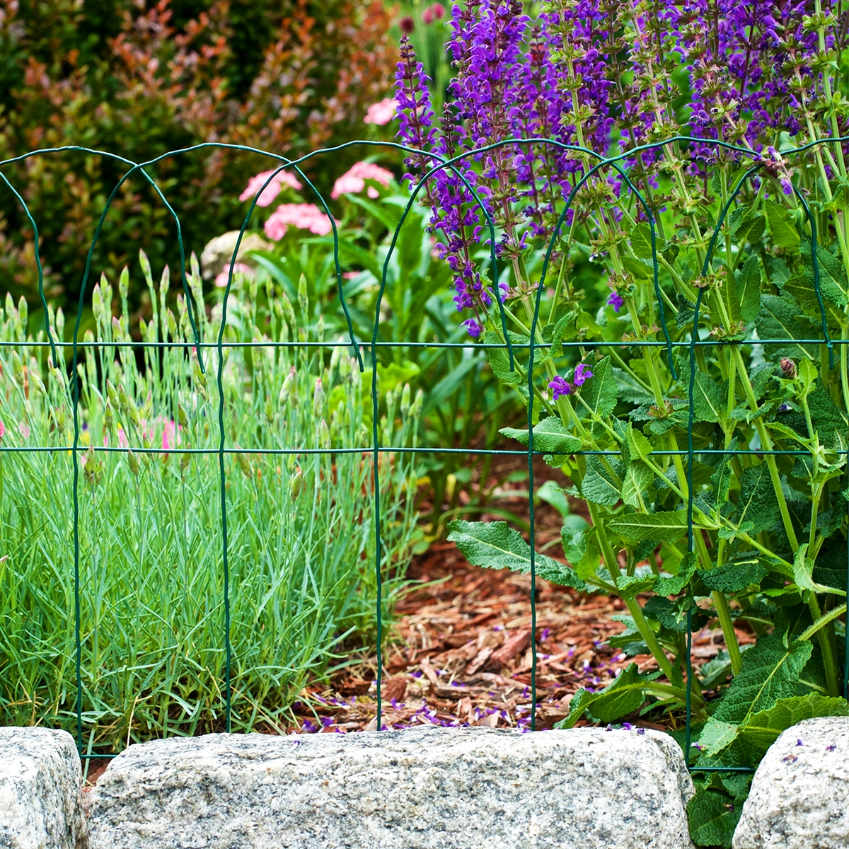 Origin Point Garden Craft 14" x 20' Scroll Top Rolled Garden Border - Image 6