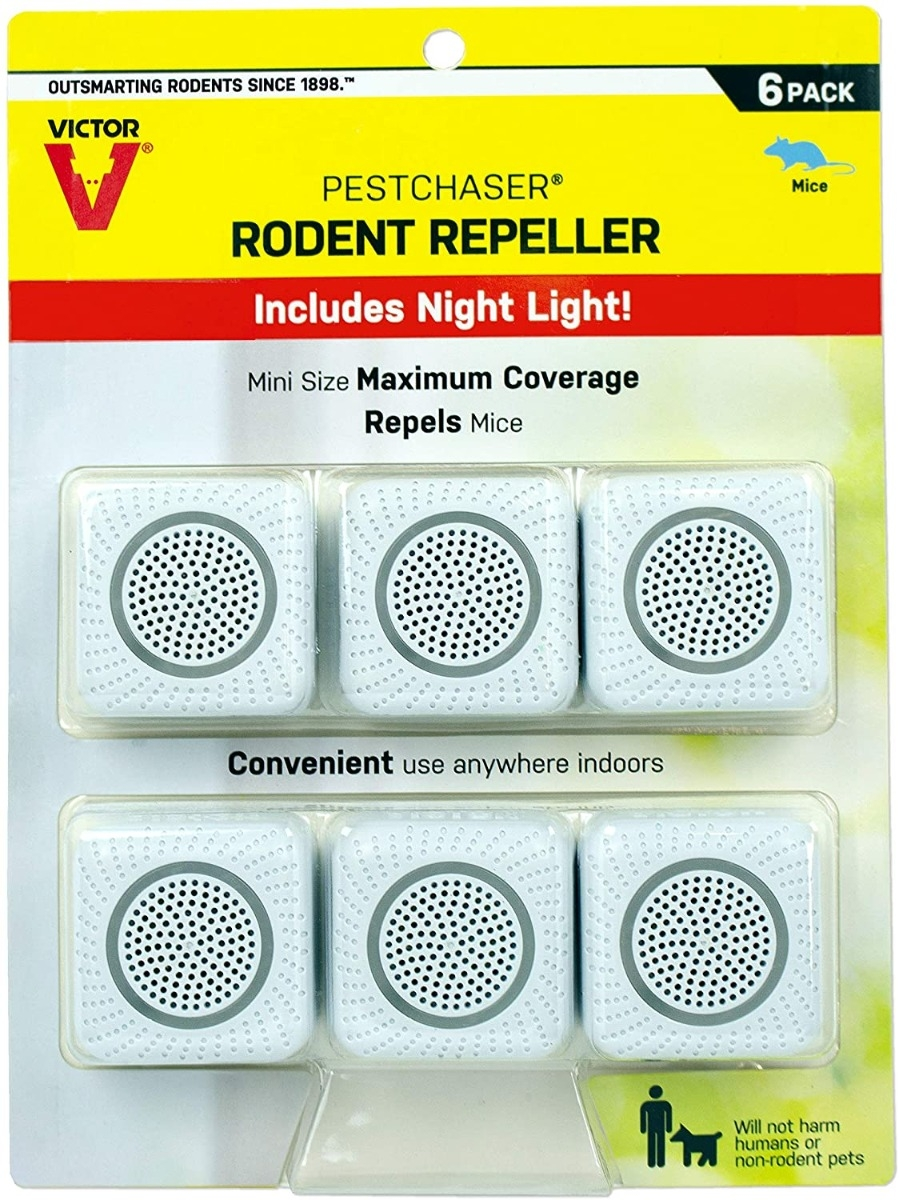 Victor M756K Pestchaser Rodent Repellent with Nightlight – 6 Pack
