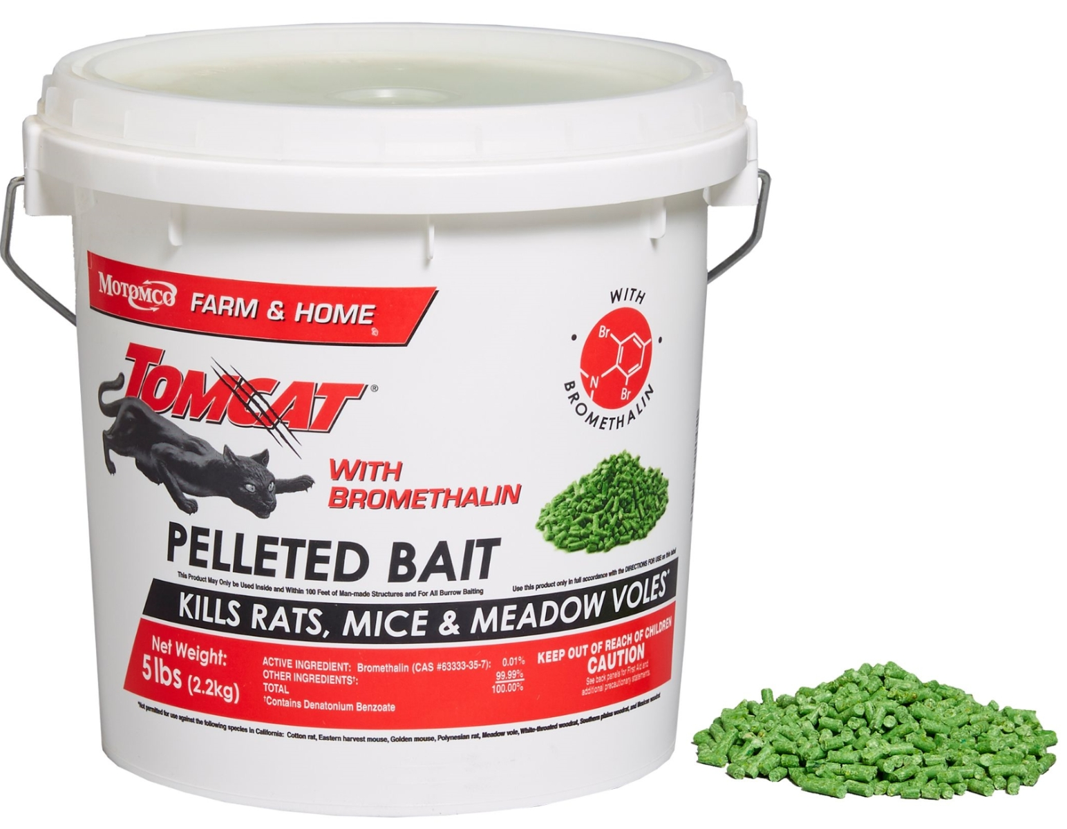 Tomcat With Bromethalin, 5 lb. Pail, 22045