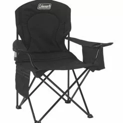 Coleman Cooler Quad Chair, Black