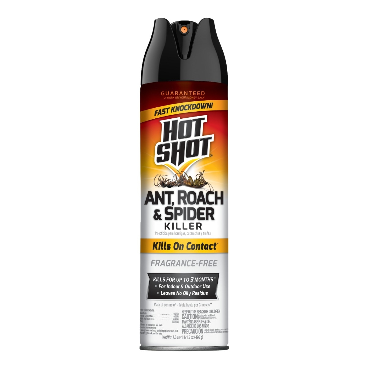 Hot Shot Ant, Roach, & Spider Insect Killer Aerosol Spray, 17.5 oz.