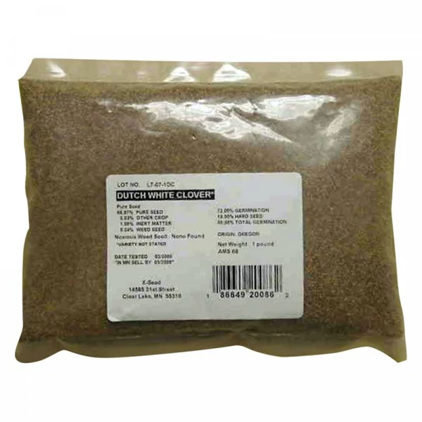 X-Seed 102FD0001UCT - Pasture Land Dutch White Clover Seed