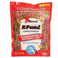 X-Seed 1lb Bag Hummingbird & Butterfly Wildflower Mix