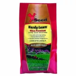 X-Seed 3lb Hardy Lawn Ultra Premium Grass Seed Mix