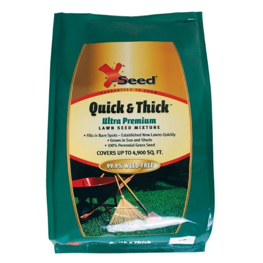 X-Seed 7lb Bag Quick & Thick Ultra Premium Grass Seed
