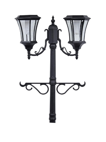 Sun-Ray Solar Lamp Post/Planter, 7' - Image 5