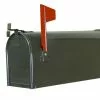 Fulton Standard Post Mailbox - Gun Metal Silver