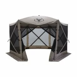 Gazelle G6 6-Sided Portable Gazebo, Desert Sand