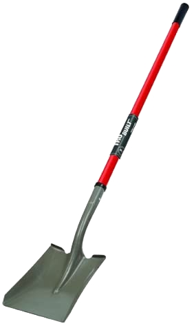 Truper Tru Tough Square Point Shovel w/ 47" Fiberglass Handle