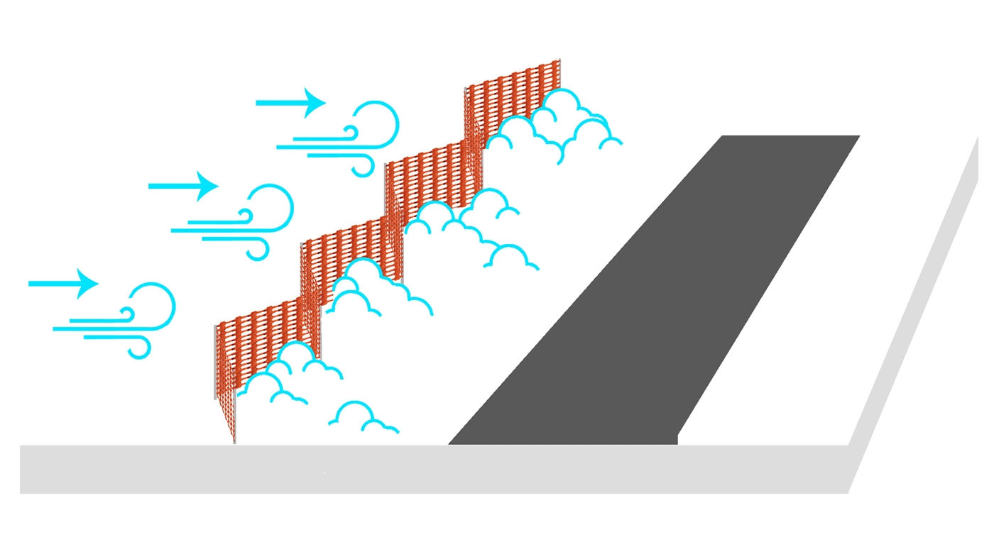 Tenax Snow Guard Snow Fence 4' X 50' Orange, 82119004 - Image 5