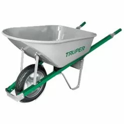 Truper 6 Cubic Foot Steel Wheelbarrow