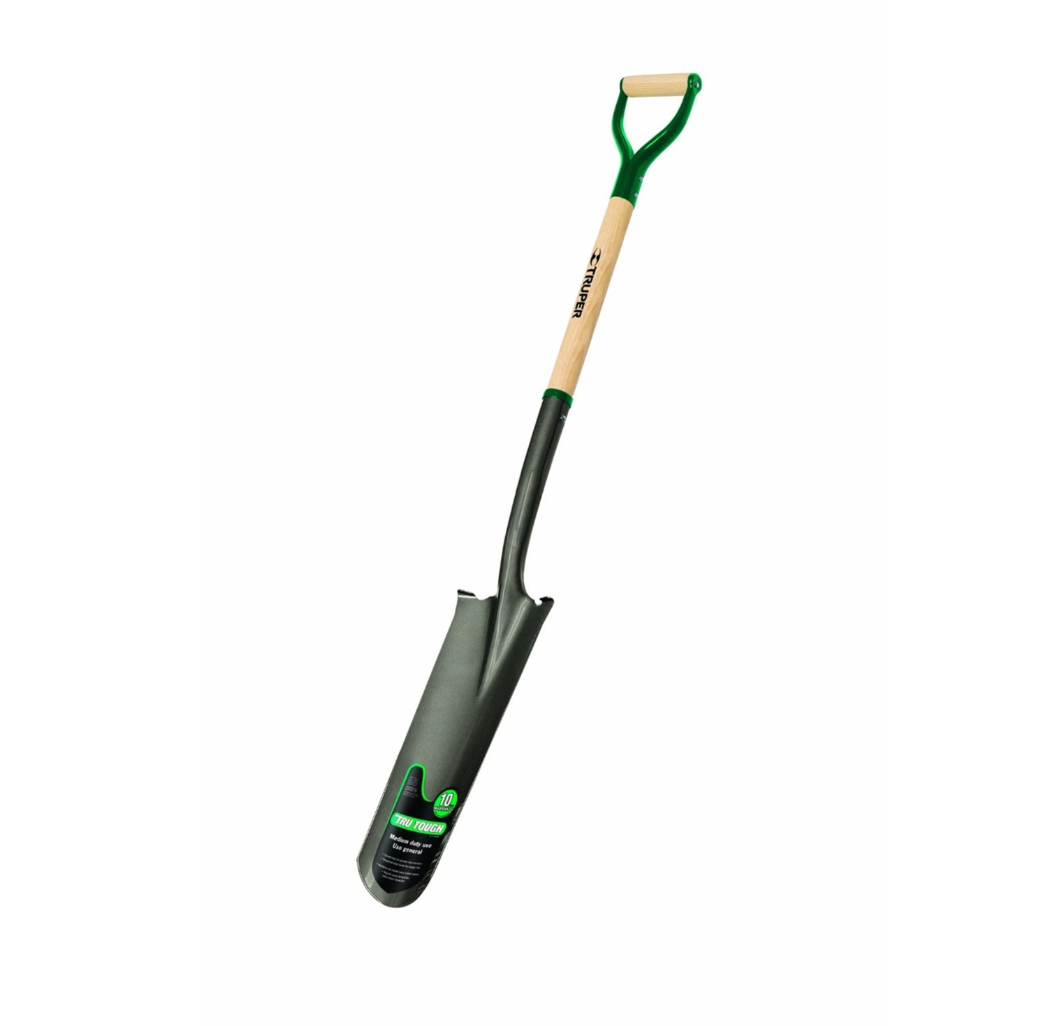 Truper Tru Tough 16" Drain Spade w/ 30" Steel Handle