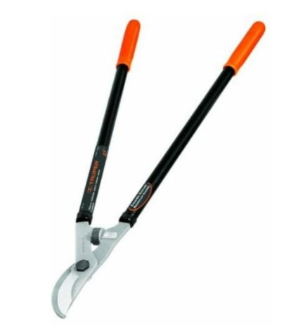 Truper 31479 By-Pass Lopper 21-Inch Tubular Handles w/Grips Rubber Bumper Guard