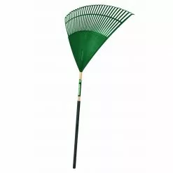 Truper Tru Tough 30" Plastic Leaf Rake w/ 48" Handle and Comfort Grip