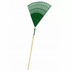 Truper Tru Tough 22" Plastic Leaf Rake w/ 48" Handle