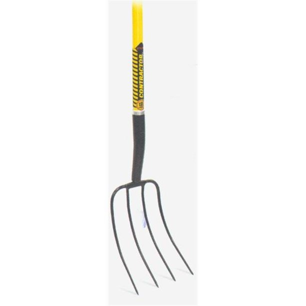 Tru Pro 4-Tine Manure Fork, 9" Spread, 50" Fiberglass Handle w/ 9" Grip | 30320 - Image 2