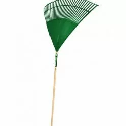 Truper Tru Tough Plastic Shrub Rake w/ 48" Ash Handle
