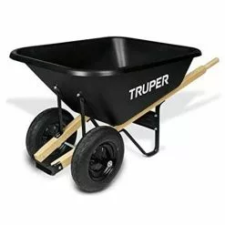 Truper Tools 33611 / TP-8-8 ft3 Poly Tray Wheelbarrow, Block Tires