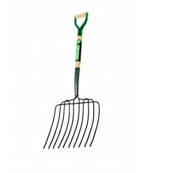 Truper Tru Tough 10-Tine Manure/Bedding Fork w/ 30" Handle