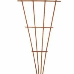 Panacea Fan Trellis Brown Wood