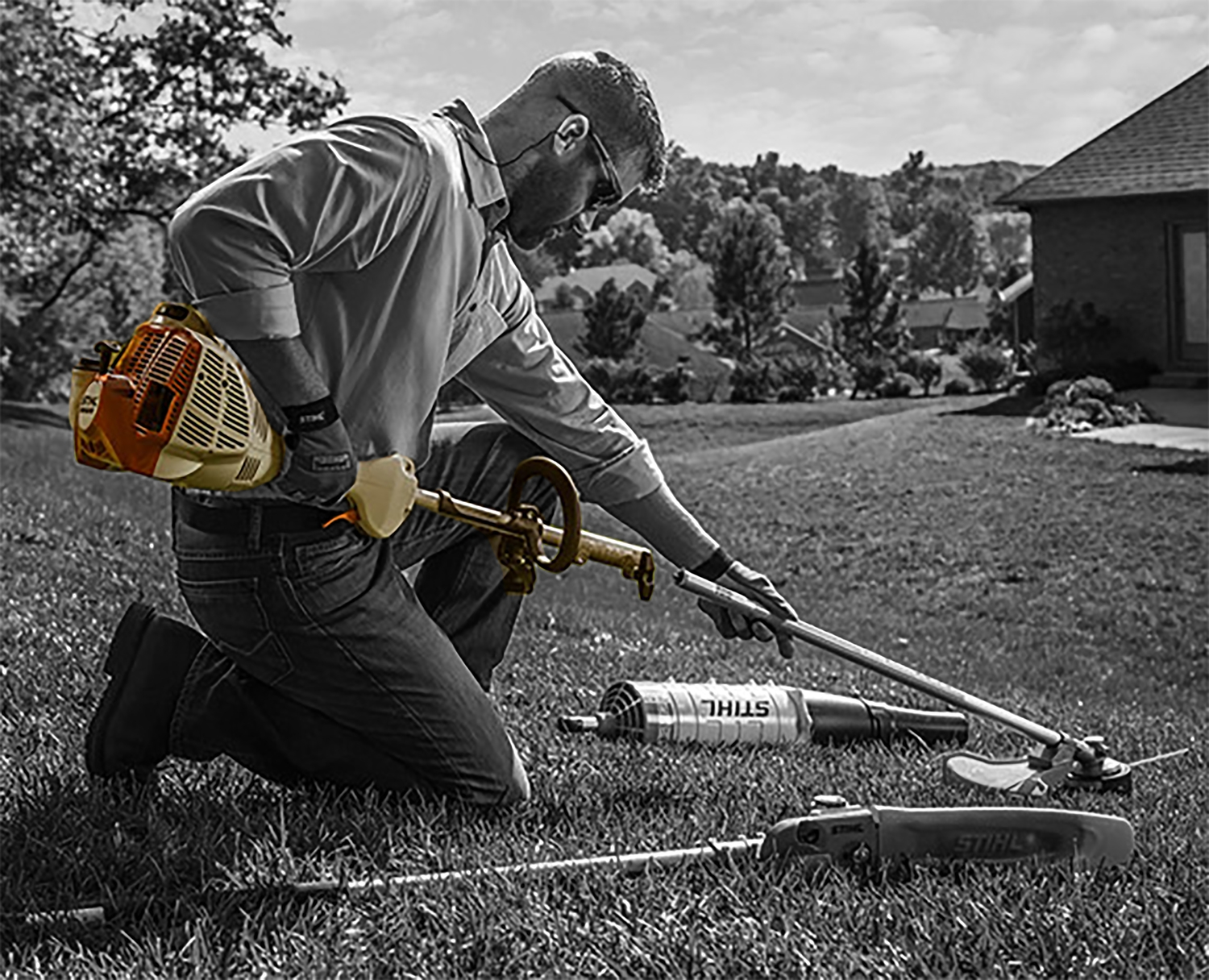 Stihl KM 56 RC-E KombiMotor w/Loop Handle - Image 2