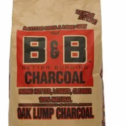 B and B Charcoal All Natural Oak Hardwood Lump Charcoal, 10lb.