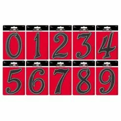 Hillman 5.5" Plastic Reflective House Numbers