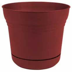 Bloem Saturn Plastic Planter with Saucer