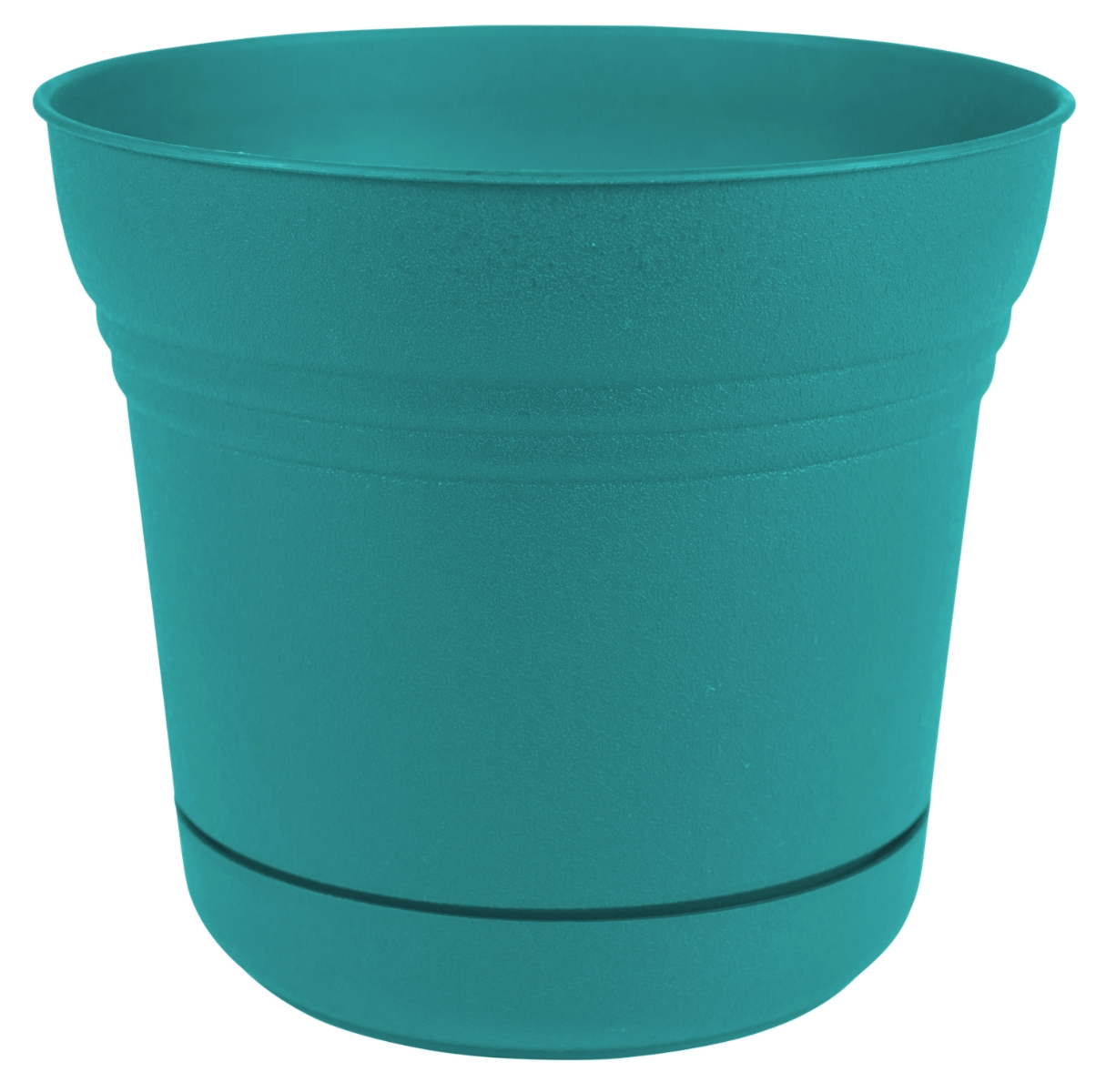 Bloem Saturn Plastic Planter with Saucer - Image 4