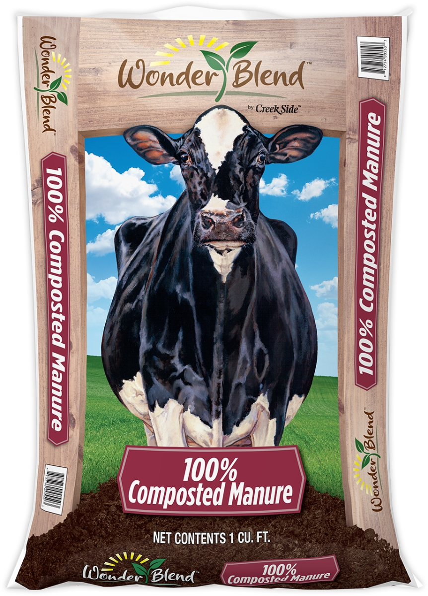 WonderBlend 100% Composted Cow Manure – 40 lbs