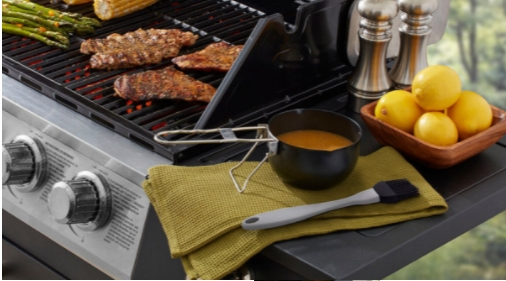 MR BAR-B-Q Kickstand Sauce Pot & Baster - Image 2