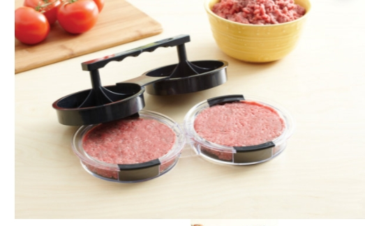 MR BAR-B-Q Double Burger Press - Image 3