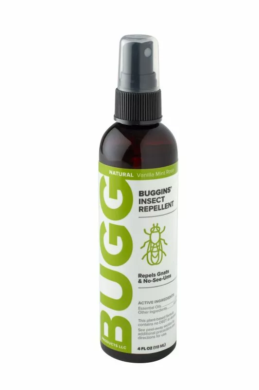 Buggspray Insect Repellent Natural Vanilla Mint Rose - 4 Oz.
