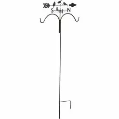 Panacea 78" Shepherd Hook - Perching Birds