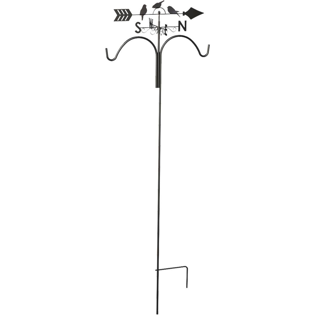 Panacea 78" Shepherd Hook - Perching Birds