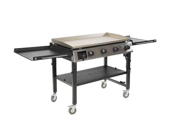 Pit Boss 4 Burner Deluxe Griddle - Flat Top Grill with Foldable Side Shelf - Image 2