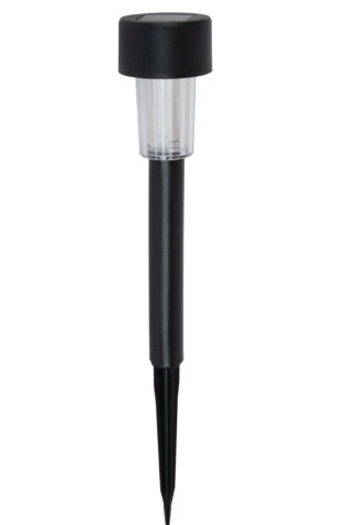 FUSION Solar Black LED Pathway Lights - 10 Pk