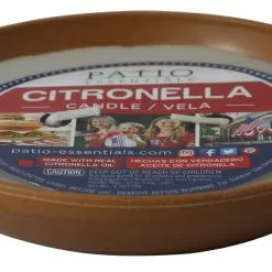 Patio Essentials Citronella Candle in Faux Terracotta