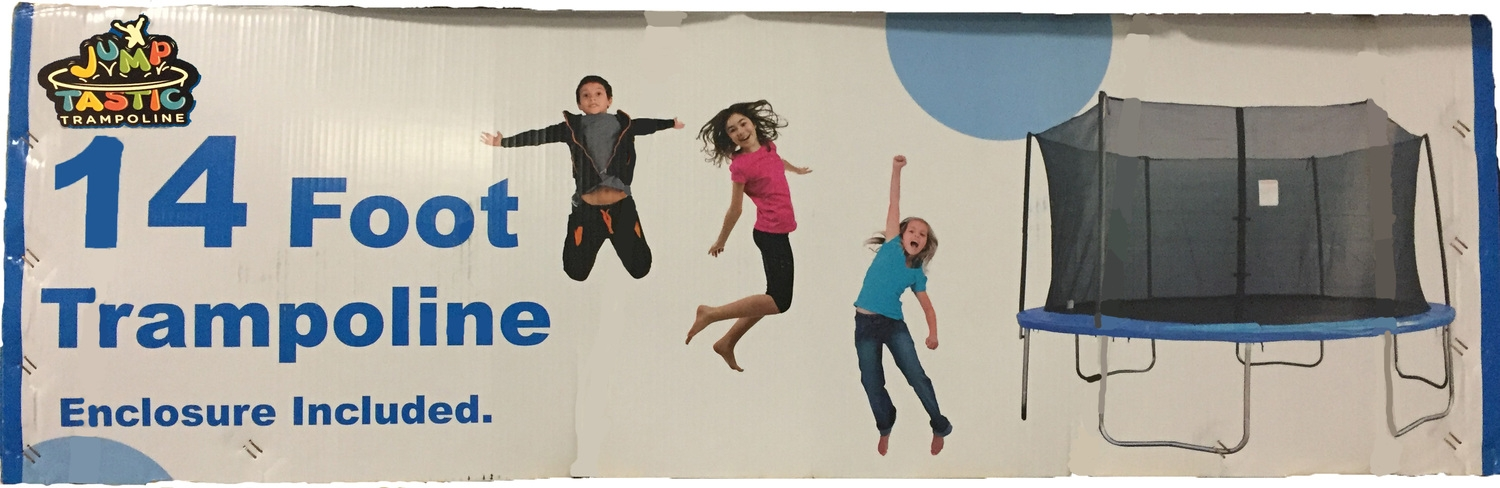 Jump Tastic 14' Trampoline with Enclosure - Image 2