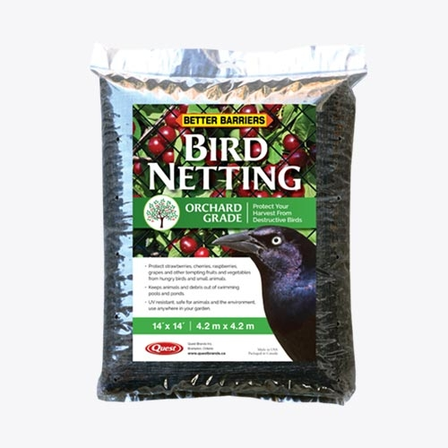 Quest Better Barrier Bird Netting 14 feet x 14 feet